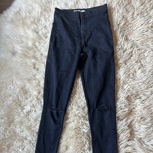 Topshop black skinny jeans